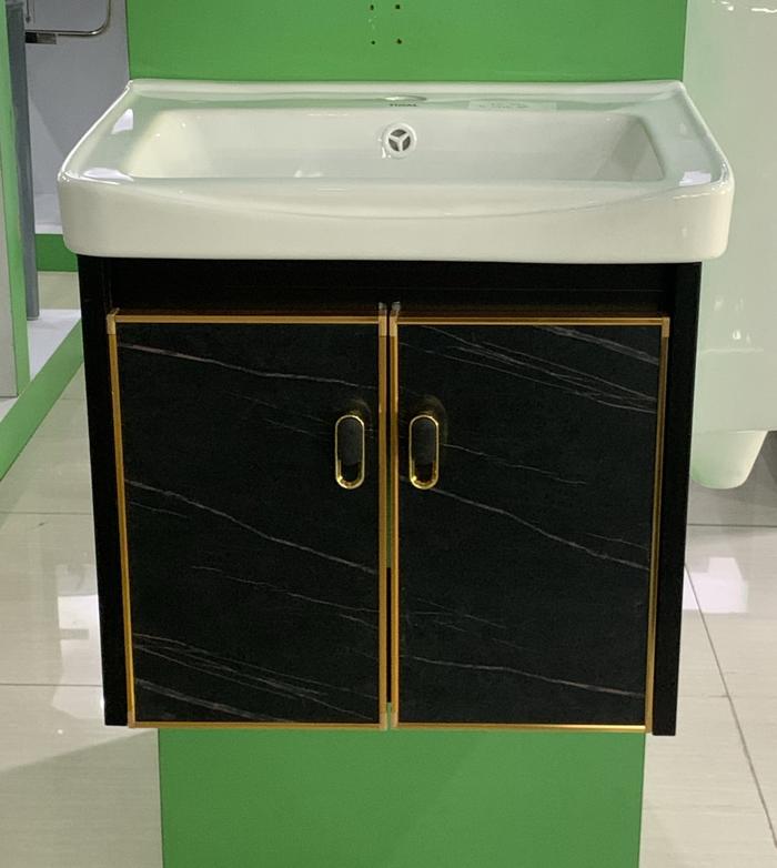 Gambar Wastafel Kabinet Modern Minimalis Cermin Kamar Mandi TIDAL TD050 - TD050ONLY dari Enchanting Surabaya undefined Tokopedia