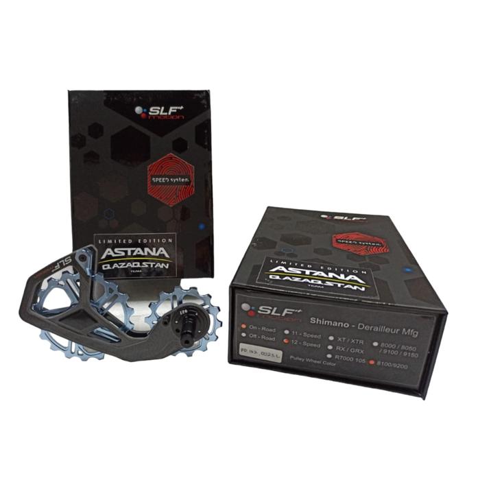 Gambar SLF Motion Pulley Wheel OSPW EVO Speed System Team Astana Limited - Shimano 12 Spd dari bintangtimurcycle undefined Tokopedia