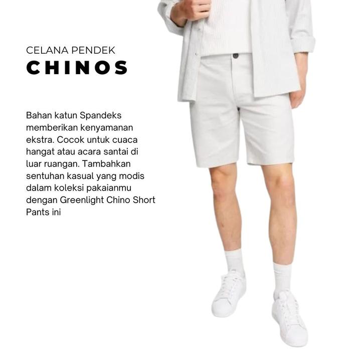 Gambar HPR - Celana Cino Pendek Beige Short Chino Pants dari HPR OFFICIAL undefined Tokopedia