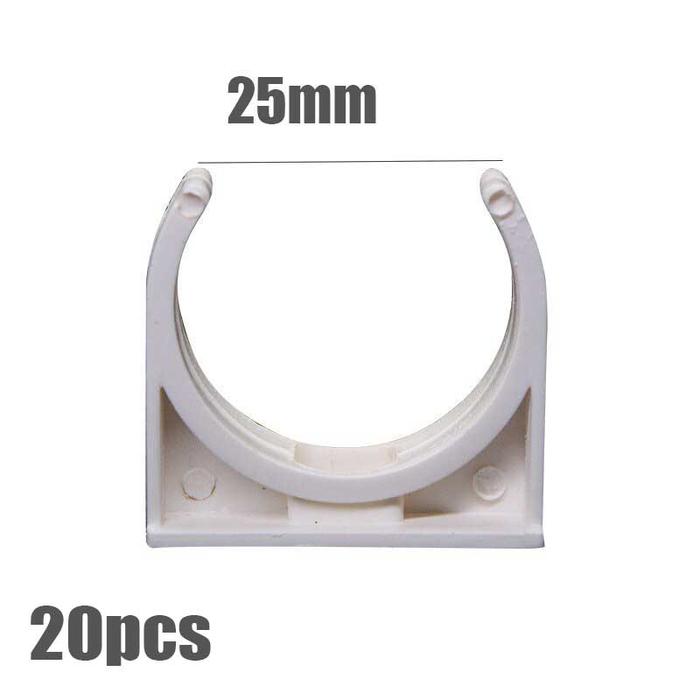 Gambar Klem Pipa PVC / Pipe Clip / Klem Pipa PPR / 5/8 3/4 1/2 - 3/4(25mm) dari Yuan-K undefined Tokopedia