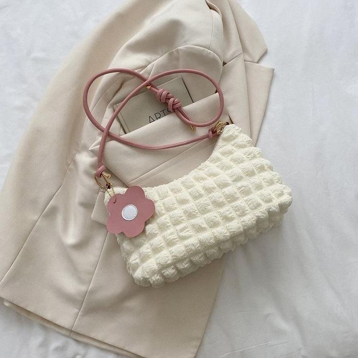 Gambar Tas Bahu Wanita Import Tas Selempang Awan Shoulder Bag Wanita 218242 - Pink dari Bags Diary_NEW undefined Tokopedia