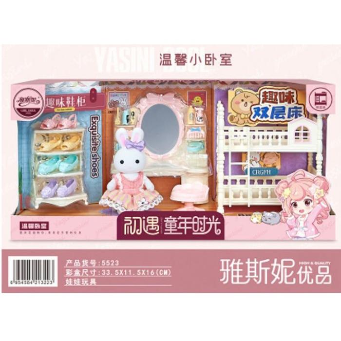 Gambar playhouse mainan rumah boneka anak boneka rabbit pretend play mainan rumah rumahan mainan rumah boneka termurah doll house - Bunk bad dari gingerinfant undefined Tokopedia