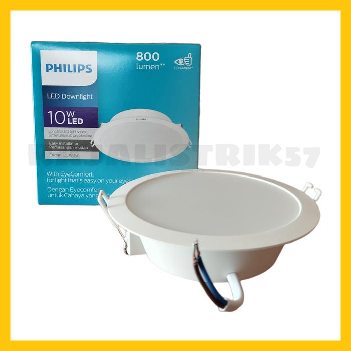 Gambar LAMPU DOWNLIGHT PHILIPS ERIDANI LED 3.5W 7W 10WATT PUTIH WHITE ERIDANI - 10watt dari Rajalistrik57 undefined Tokopedia