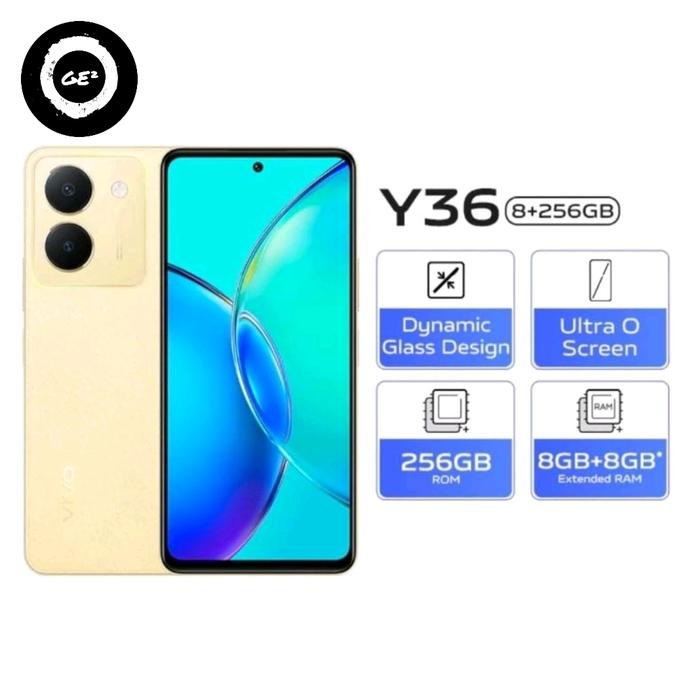 Gambar vivo y36 8/256 GB - garansi resmi 100% vivo - Gold dari Ge2gadget undefined Tokopedia