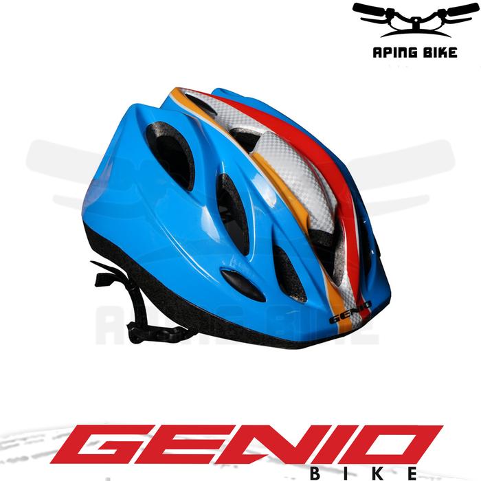 Gambar Helm Genio G-13 KIDS Helm Sepeda Anak lucu All Size Adjustable - Biru dari Aping Bike undefined Tokopedia