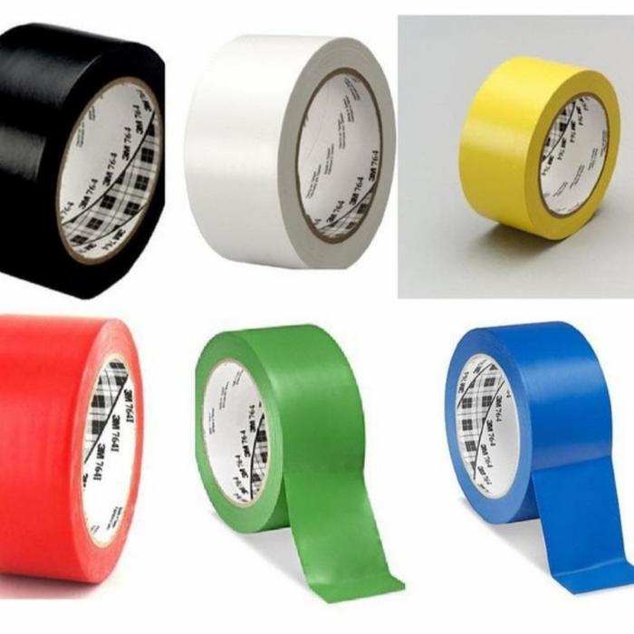 Gambar Lakban Lantai 3M 764 Floor Marking Tape 3" x 33m - Isolasi Lantai dari Mahaindo Perkasa undefined Tokopedia