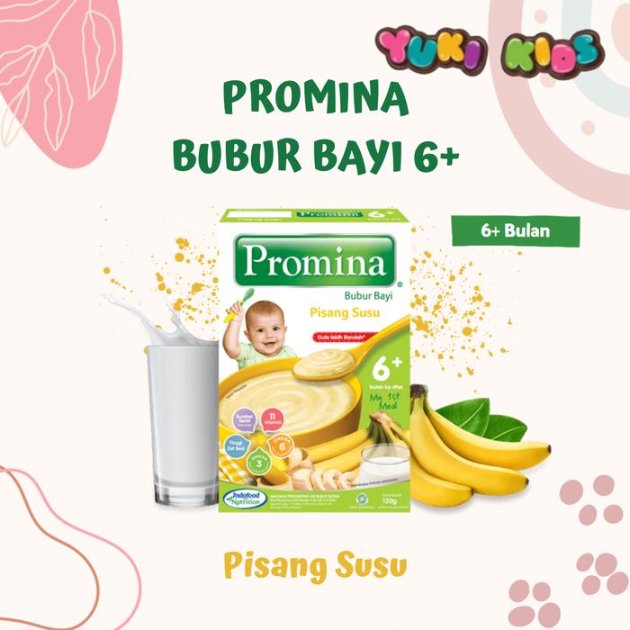 Gambar Promina Bubur 6+ 120gr (6 Bulan Ke Atas) - Brs. Merah Susu dari YUKI KIDS 16 undefined 4 Tokopedia