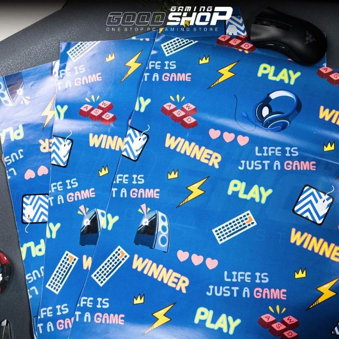 Gambar NEW Goodgamingshop Present Gift Wrap With Gaming Themes / KERTAS KADO dari andanipratani undefined Tokopedia