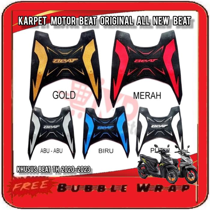 Gambar Karpet motor BEAT Pelindung Alas Kaki untuk ALL NEW BEAT 2020-2022 - Transformer, Biru dari Digital High Solution I undefined Tokopedia