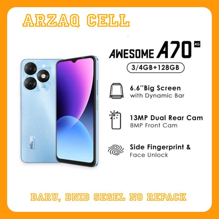 Gambar Itel A70 4/128 GB - Hitam dari ARZAQ CELL undefined 5 Tokopedia
