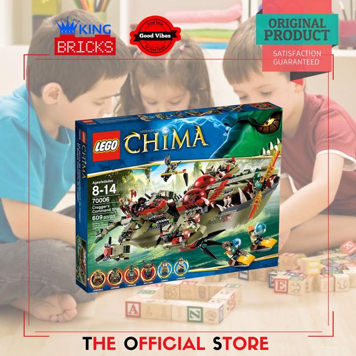 Gambar LEGO 70006 Craggers Command Ship - Lego Kapal Lego Hewan dari GV Online Shop undefined Tokopedia
