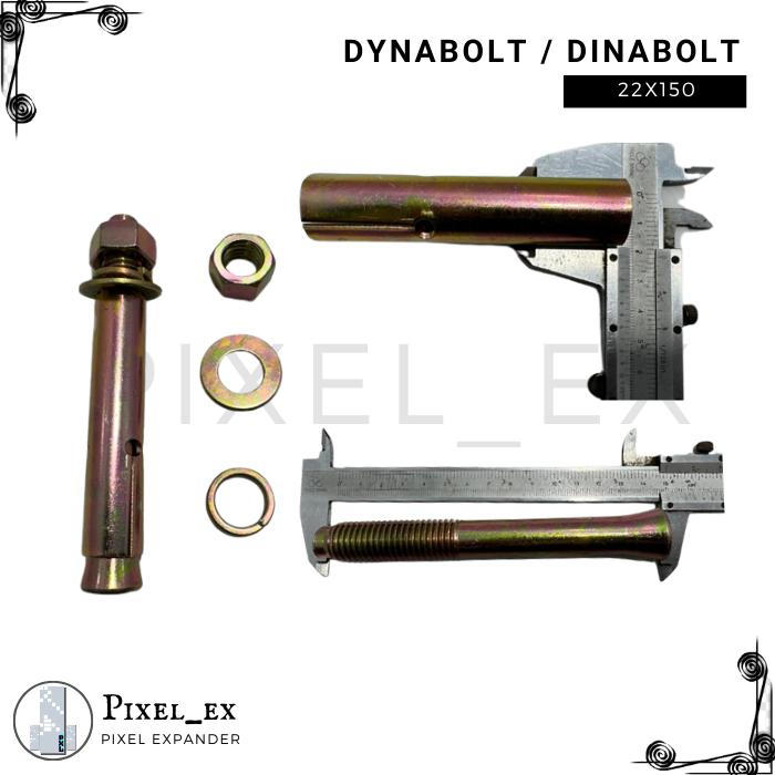 Gambar Dinabolt Dynabolt M22 M24 22x150 s/d 24x250 Expander - 22x150 dari Pixelexpander undefined Tokopedia