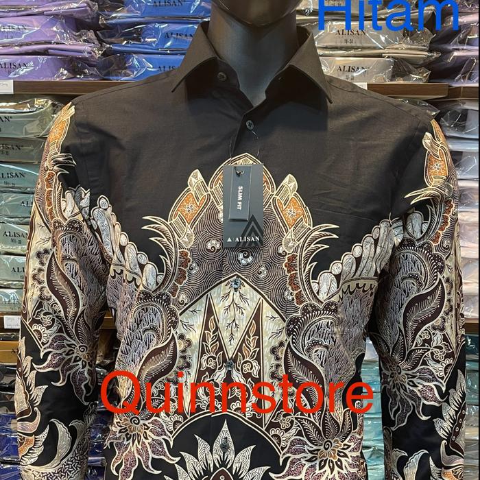 Gambar ALISAN Kemeja Batik Lengan Panjang - Model Slim Fit - Hitam, 15 dari ALISAN Quinnstore Jakarta undefined Tokopedia