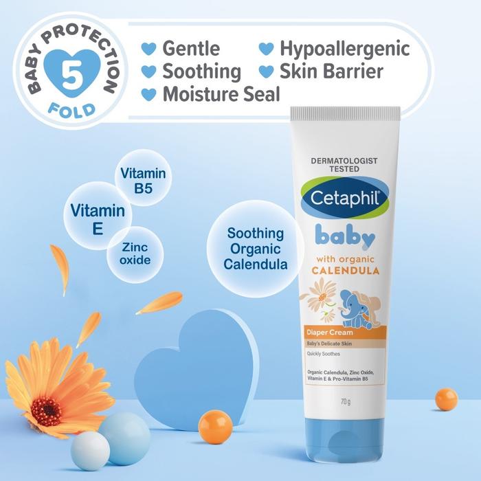 Gambar Cetaphil Baby Diaper Cream With Organic Calendula 70gr KEMASAN SAMPLE dari TangTingTungBaby undefined Tokopedia