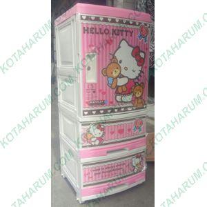 Gambar Laci plastik napoly napolly hello helo kity kitty pink putih bandung dari Kota Harum Meubel undefined Tokopedia