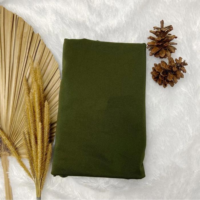 Gambar PASHMINA OVAL KAOS SPANDEK JERSEY RAYON PREMIUM TURKEY SHAWL - oval army dari MISSSHOP SCRAFT undefined Tokopedia