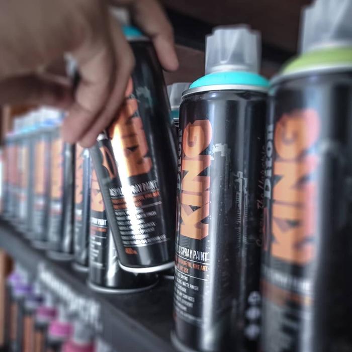 Gambar DITON KING 400ml - Cat Semprot Graffiti Bisa untuk kayu dinding besi dari submit graffiti supply undefined Tokopedia
