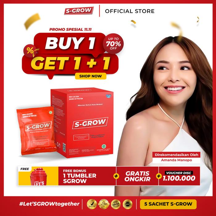 Gambar S-GROW Easy Growing Peninggi Badan Terbaik (BPOM, Halal & Bergaransi) - SGROW ECO dari S-Grow Easy undefined Tokopedia