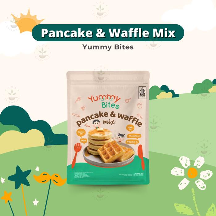 Gambar Yummy Bites Pancake & Waffle Mix 130gr dari Alora Essential undefined Tokopedia