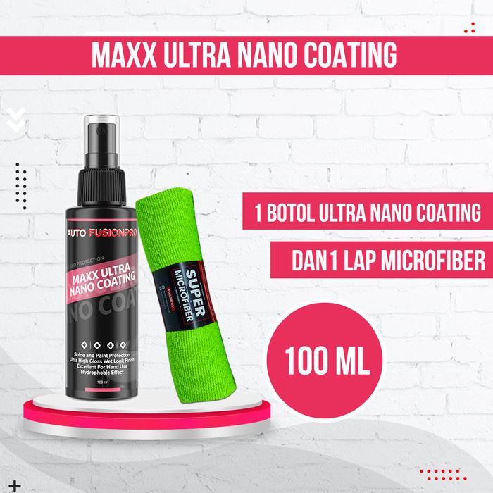 Gambar Ultra Nano Coating Pengkilap Body Mobil Soft Coating AUTO FUSIONPRO - 100 ML + LAP dari Auto Fusionpro undefined Tokopedia