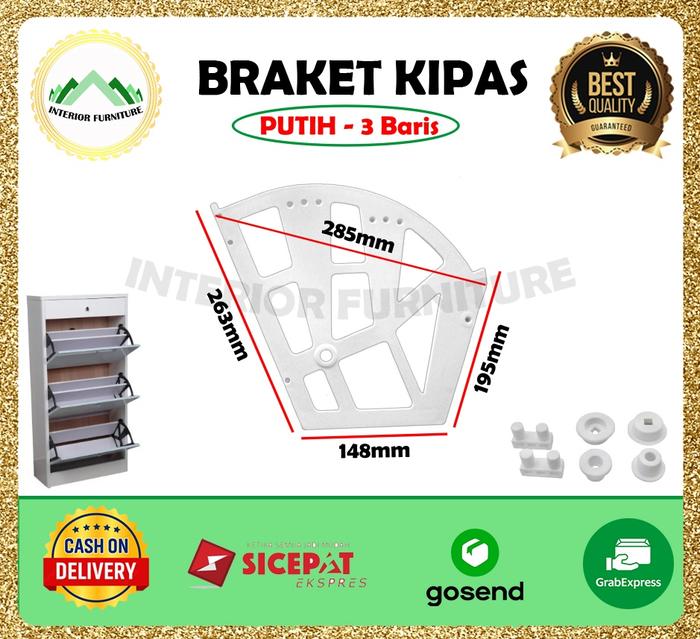 Jual Braket Rak Sepatu / Fitting Rak Sepatu Putar/Engsel Sepatu Kipas ...