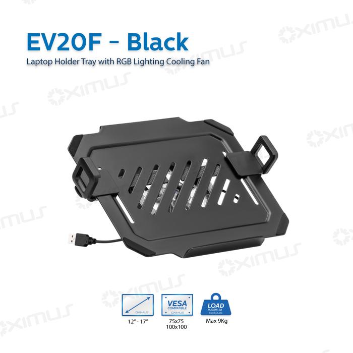 Gambar Bracket Laptop Notebook Holder Stand Plate Mount Oximus EV20F - Hitam, Seller dari Oximus Indonesia undefined Tokopedia