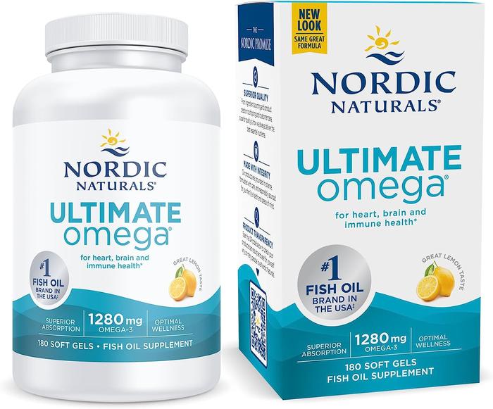 Gambar Nordic Naturals Ultimate Omega, Lemon, 1280 mg Omega 3, 60 Soft Gels - isi 180 dari Optik Mata undefined Tokopedia