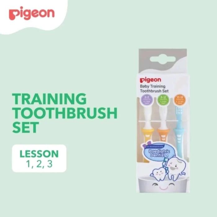 Pigeon Training Toothbrush Lesson 123 Set