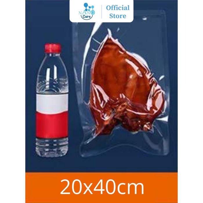 Gambar Plastik Vakum Makanan/Food Vacuum Bag Sealer/Plastik Vacuum Polos Mesin - 20x40 dari NANO CARE INDONESIA undefined Tokopedia