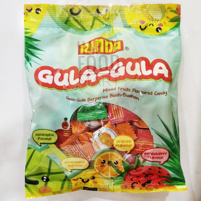 Permen Rinda Jual PERMEN RINDA GULA GULA 200 GR/KEMBANG GULA RASA ANEKA BUAH/MIXED ...