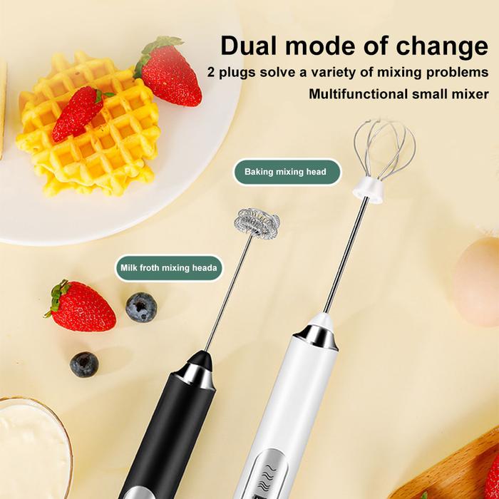 Gambar Pengaduk Elektrik Hand Mixer Blender Kopi Susu Pengocok Telur Portable - 2 in 1 HM1 dari MOYOLA STORE undefined Tokopedia