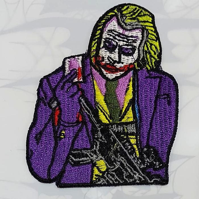 Gambar emblem bordir,logo bordir character,Patch Joker,badge the joker batman - JOKER UNGU dari KING EMBLEM BORDIER undefined Tokopedia
