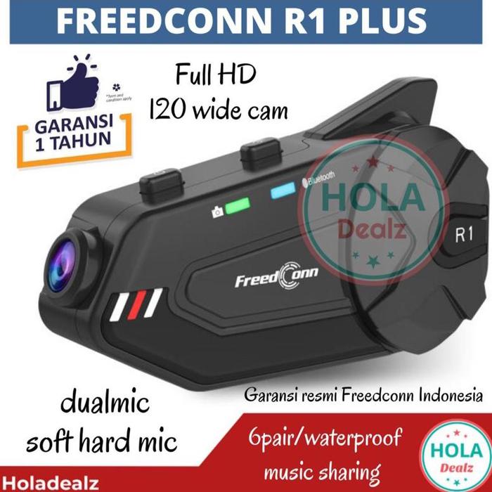 Bluetooth Motorcycle Freedconn R1 Plus Manual Jual