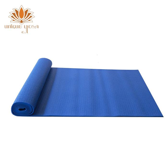 Gambar Matras Yoga Pemula/ Studio PVC Tebal 4 mm Berat 1/2 kg - Biru, Matras Saja dari Unique Yoga Bali undefined Tokopedia