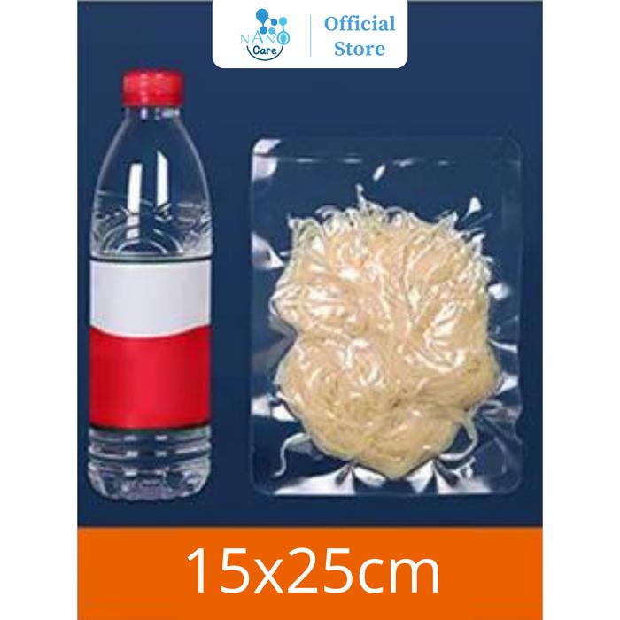 Gambar Plastik Vakum Makanan/Food Vacuum Bag Sealer/Plastik Vacuum Polos Mesin - 15x25 dari NANO CARE INDONESIA undefined Tokopedia