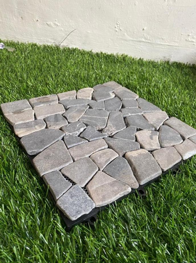 Gambar restock Lantai batu alam outdoor - Decking Tile Batu Alam- Decking - Abstrak Grey dari KLM62 undefined Tokopedia