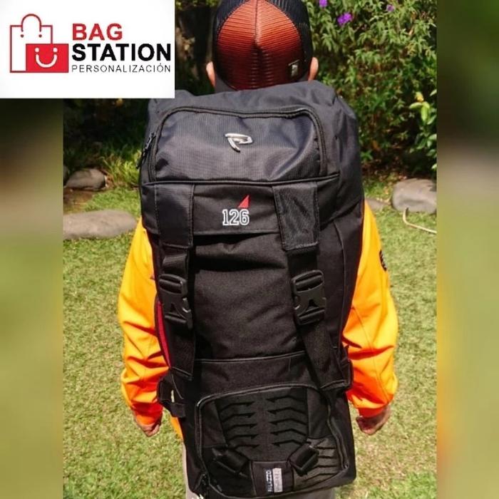 Gambar TAS TRAVEL RANSEL HIKING CAMPING CARRIER BACKPACK PALAZZO 70L ORIGINAL - Hitam dari BAGSTATION.ID undefined Tokopedia