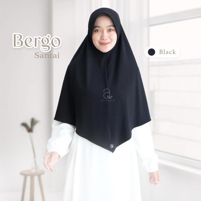 Gambar Bergo santai by aZmeela - black, M dari @h.s_gallery undefined Tokopedia
