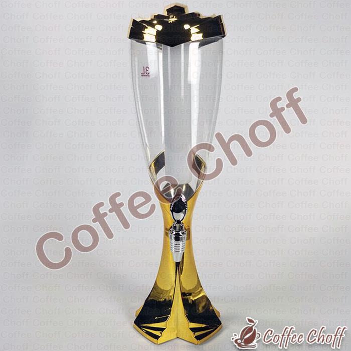 Gambar Bir Tower 3 Liter Beer Tower Drink Minuman dispenser - Ada Lampu LED - TANPALAMPU dari Coffee Choff undefined Tokopedia