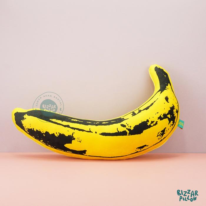 Gambar Guling Pisang Bantal Pisang Boneka Pisang Bantal Unik Size L - Kuning dari Bizzarpillow undefined Tokopedia