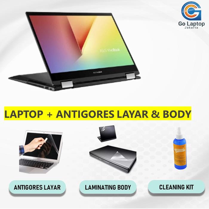 Gambar ASUS VIVOBOOK FLIP TP470EZ 2IN1 TOUCH I7 1165G7 16GB 1TBSSD 14"FHD W10 - + AKSESORIS, i7-16/1TBSSD dari GO LAPTOP JAKARTA undefined Tokopedia