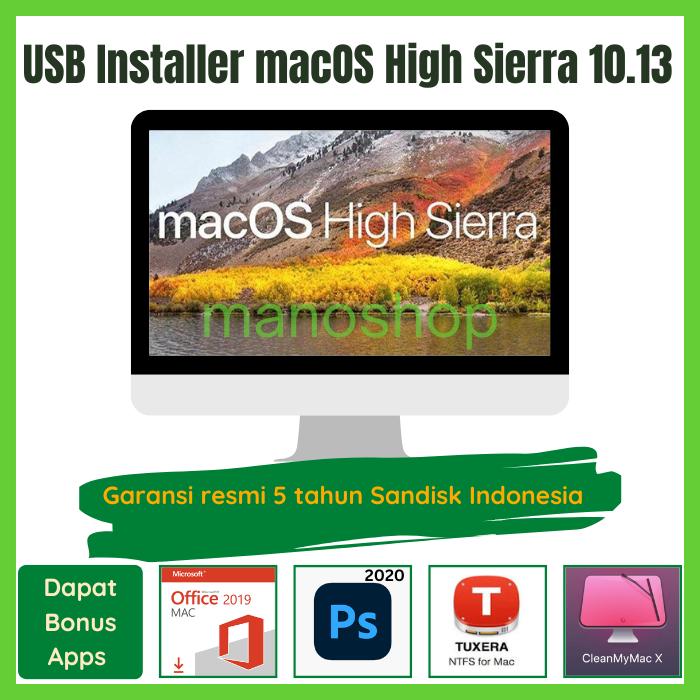 Gambar Flashdisk Installer Bootable USB Mac OS All Version - High Sierra, Flashdisk 16GB dari manoshop28 undefined Tokopedia