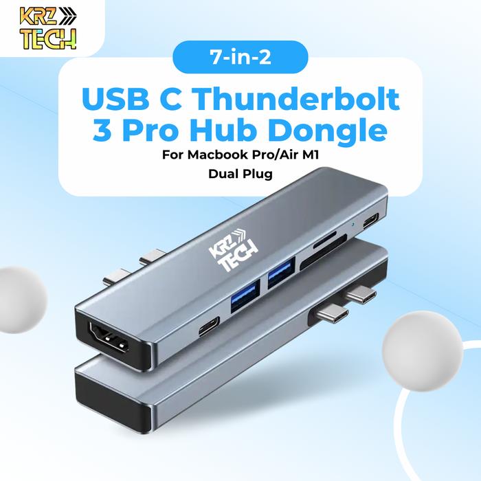 Hub Thunderbolt Macbook Air RayCue USB C Hub Adapters For MacBook