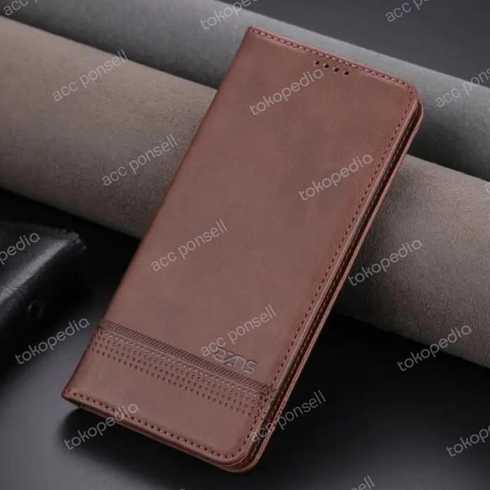 Gambar Samsung galaxy A50/ A50S Flip Case premium leather cover dompet kulit - coffee, A50S dari Acc ponsell undefined Tokopedia