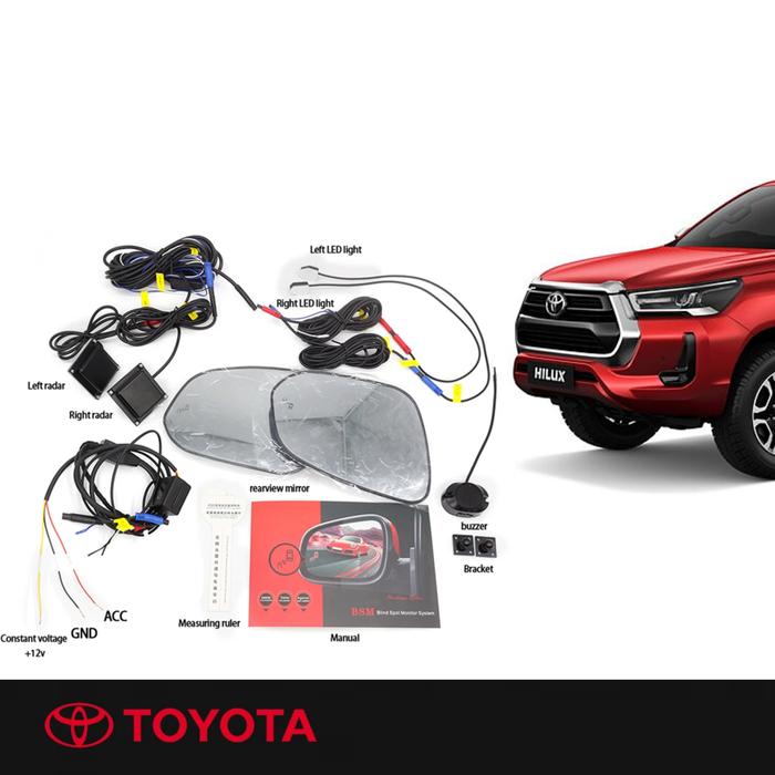 Gambar Spion Blind Spot Monitoring System BSM/Sensor Deteksi Titik Buta Mobil - Toyota Hilux dari japsurabaya undefined Tokopedia