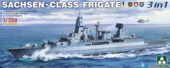 Gambar Takom 6001 1 350 SACHSEN CLASS FRIGATE Model Kit dari All In Koleksi undefined Tokopedia