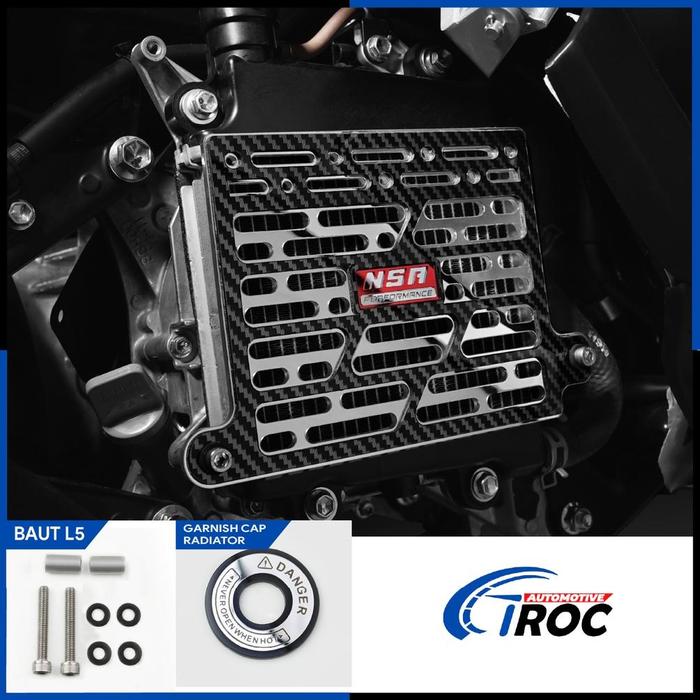 Gambar EV COVER RADIATOR VARIO 125 CARBON HONDA VARIO 125 150 160 PCX 150 PCX - SILVER CARBON, AEROX / LEXI dari Kinara Shop144 undefined Tokopedia