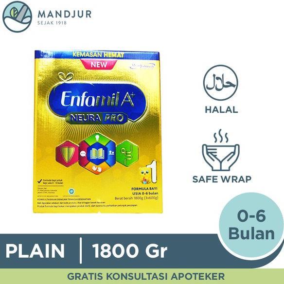 Gambar Enfamil A Plus Tahap 1 Susu Formula Bayi Plain 1800 gr dari santoryu44 undefined Tokopedia
