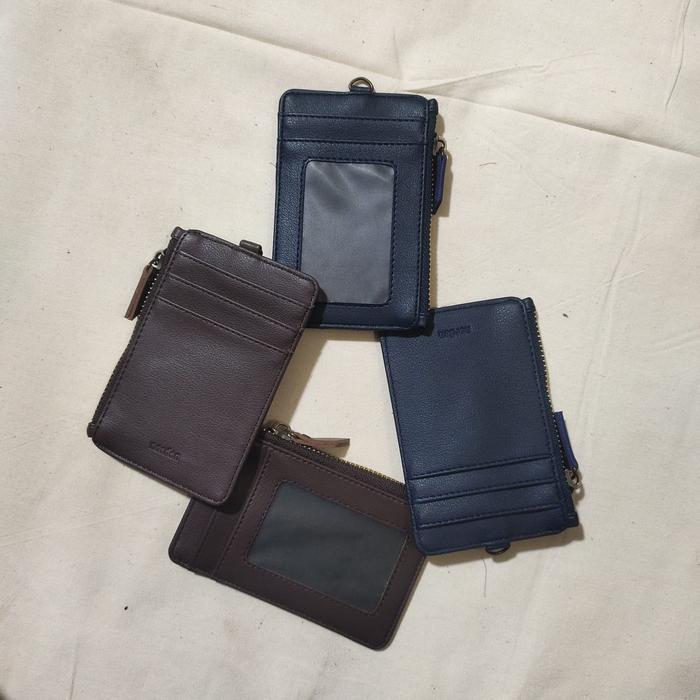 Gambar ID CARD HOLDER DOMPET GANTUNGAN ID CARD KULIT SINTETIS PREMIUM BISA CUSTOM - Cokelat dari goodboys galeri undefined Tokopedia