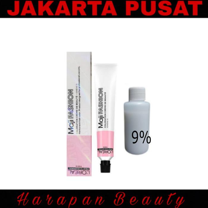 Gambar Cat rambut loreal majifashion 9.11 Light Ash Blonde , hair color - CAT+OXIREFIL 6%, DALAM PAKET dari HARAPAN BEAUTY undefined 3 Tokopedia